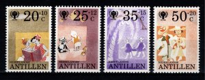 Netherlands Antilles 1979 Sc#B168/B171 YEAR OF THE CHILD -CAT Set (4) MNH