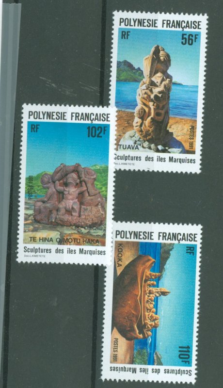 French Polynesia #567-569 Mint (NH) Single (Complete Set) (Art)