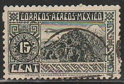 MEXICO C67, 15¢ ORIZABA VOLCANO. USED. VF. (1241)