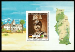 Togo 1984 - Guillaume II, Emperor - Souvenir Sheet - Scott 1210 - MNH