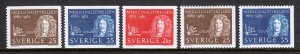 Sweden - Scott #629-633 - MH - SCV $5.75