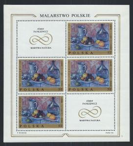 POLAND SC# 1675-82 MINI SH/4 W/LABELS VF/MNH 1969