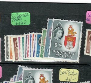 SINGAPORE (P2911BB)  QEII   SET     SG 38-52      MNH 