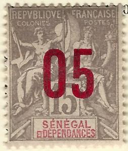 French Senegal (Scott #73) Mint F-VF...A piece of exotic History!