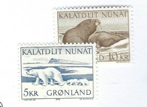 Greenland SC#73-74 MNH F-VF...fill Quality...