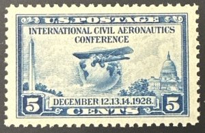 Scott 650 Aeronautics Conference PSE Certified XF-Sup 95J Mint OGnh Blue