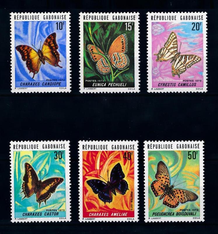 [70625] Gabon 1973 Insects Butterflies  MNH