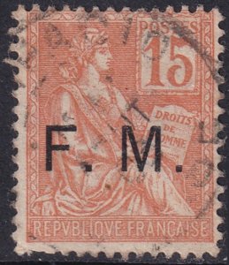 France 1901 Sc M1 military used