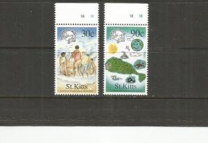 ST KITTS SCOTT 457-8 MNH 