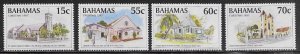 EDSROOM-17643 Bahamas 843-846 MNH 1995 Complete Churches