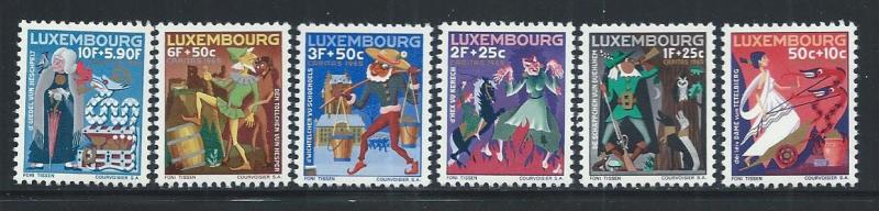 LUXEMBOURG SC# B246-51 FVF/MNH 1965