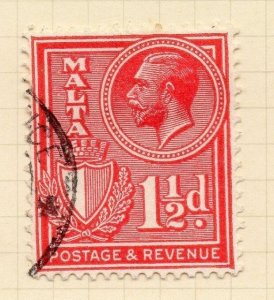 Malta 1930 Early Issue Fine Used 1.5d. 029187