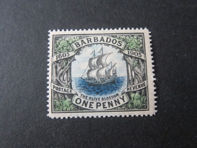 Barbados 1906 Sc 109 MH