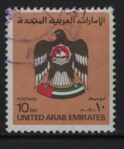 UNITED ARAB EMIRATES, 155,  USED, 1982-86 National arms