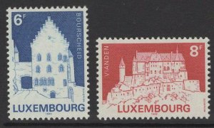 LUXEMBOURG SG1092/3 1982 CLASSIFIED MONUMENTS MNH