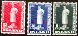 Iceland 237-239 Mint!