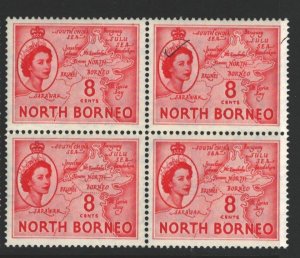 North Borneo Sc#266 MNH - Block of 4