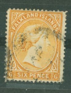 Falkland Islands #16v Used Single