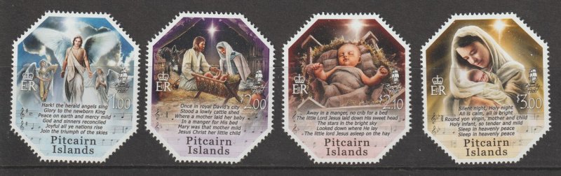 Pitcairn Islands #808-11 VF MNH QEII Christmas 2015