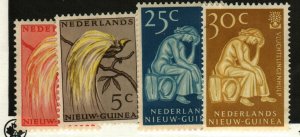 Netherlands New Guinea #22-3, 39-40 MH bird