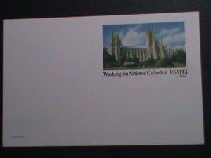 ​UNITED STATES-1993-WASHINGTON NATIONAL CATHEDRAL-MNH- POST CARD-VERY FINE