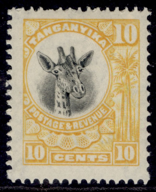 TANGANYIKA GV SG90, 10c orange-yellow, M MINT. Cat £15.