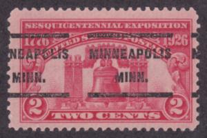 627,used precancel style L-17 E