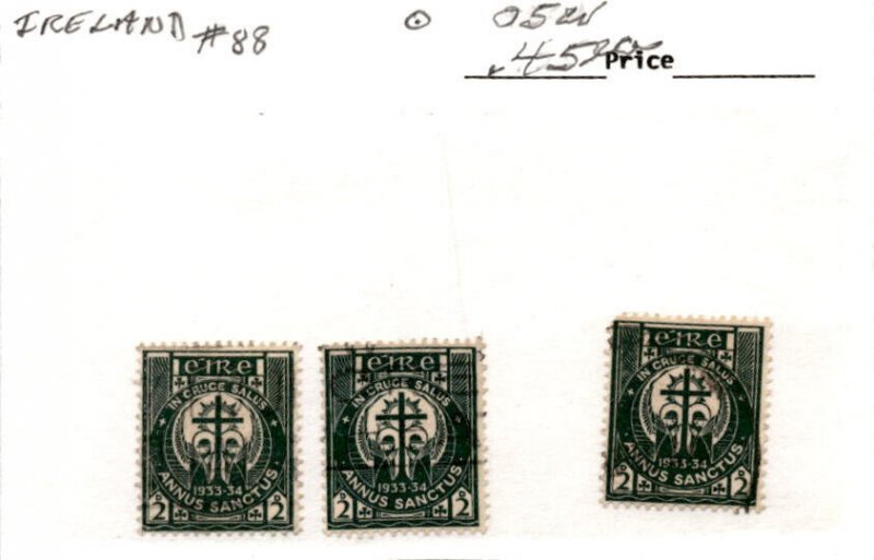 Ireland, Postage Stamp, #88 (3 Ea) Used, 1932 (AB)