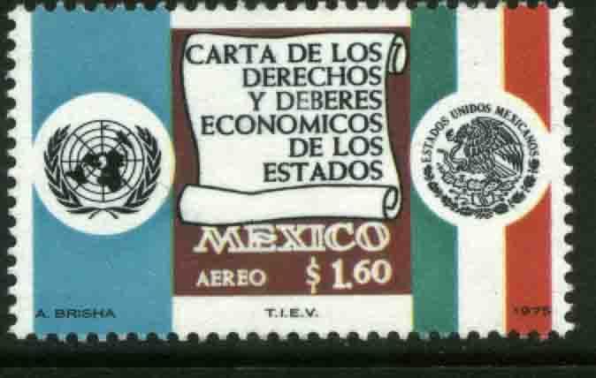 MEXICO C457 Declaration of Economic Rights and Duties MINT, NH. VF.