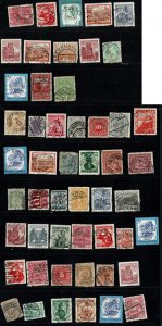 Austria postmarks mix 1880s-1980s