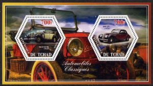 CHAD - 2014 - Chinese Cars - Perf 2v Sheet #3 - M N H - Private Issue