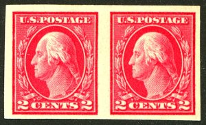 U.S. #409 MINT PAIR OG LH