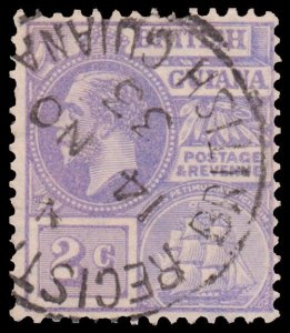 BRITISH GUIANA STAMP 1921 - 27. SCOTT # 193. USED. # 5