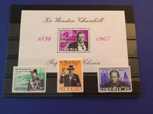 Liberia Winston Churchill Mint Never Hinged   Stamps   R46110 