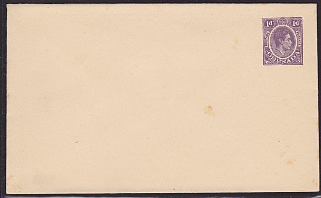 GRENADA GVI 1d envelope fine unused.........................................6530