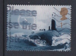 Great Britain  #1968  used  2001   submarines  1st