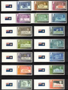 BRITISH ANTARCTIC 2013 Stamps 50th Anniversary; Scott 442-57, SG 596-611; MNH