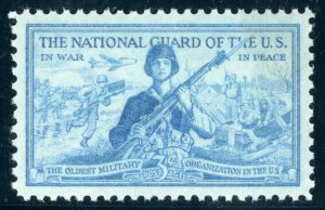 US Stamp #1017 National Guard 3c, PSE Cert - Superb 98 - MOGNH - SMQ $55.00