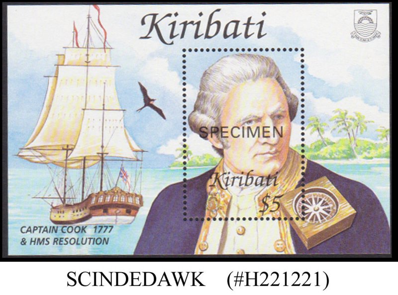 KIRIBATI - 2002 CAPTAIN COOK - EXPLORER - MIN/SHT MNH SPECIMEN