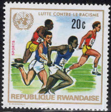 RWANDA Scott 486 Unused Sports stamp