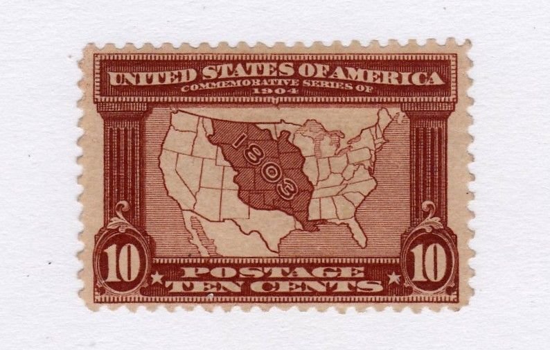 United States       327          MNH OG    glue scuffs