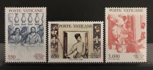 Vatican City 1988, #816-8, MNH, CV $5.60