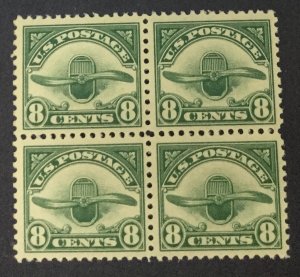 MOMEN: US STAMPS #C4 BLOCK MINT OG NH VF LOT #76341*