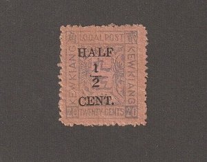 EDSROOM-10739 China-Kewkiang 14 OG HR 1896 Local Post CV$22.50