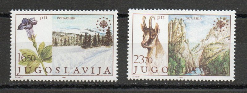 Yugoslavia #1639-1640 MNH