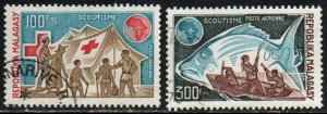 Madagascar Sc #C122-C123 Used