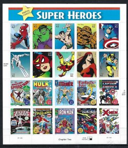 US Scott # 4159 Marvel Comics  Super Heroes  2007  Mint Sheet  Post Office Fresh