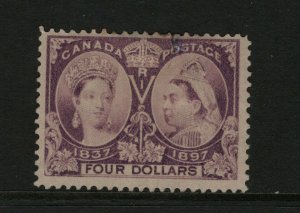 Canada #64 Mint Fine - Very Fine Original Gum Hinged - Ink Smudge At Top