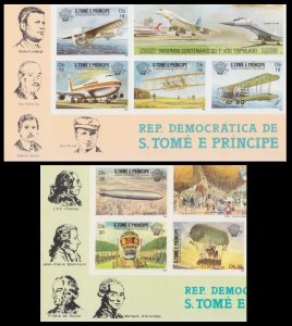 1982 Sao Tome and Principe  830b-836b 200 Years of Aviation History 50,00 €