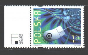 Poland. 2001. 3877. Computerization. MNH.